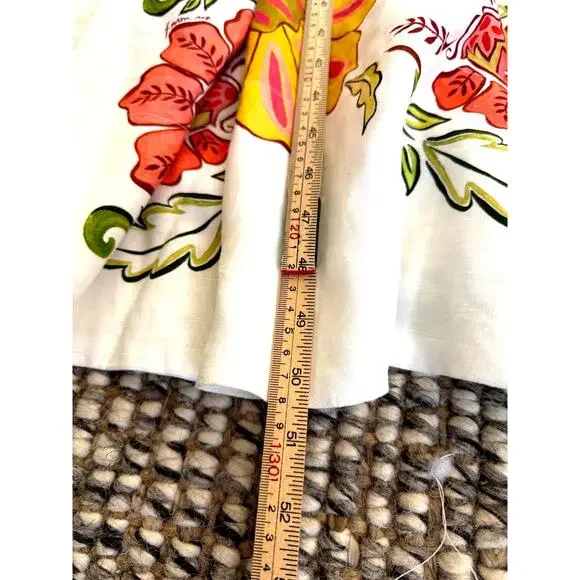 Farm Rio NEW Floral Insects Off White V Neck Sleeveless Maxi, M - Picture 9 of 10